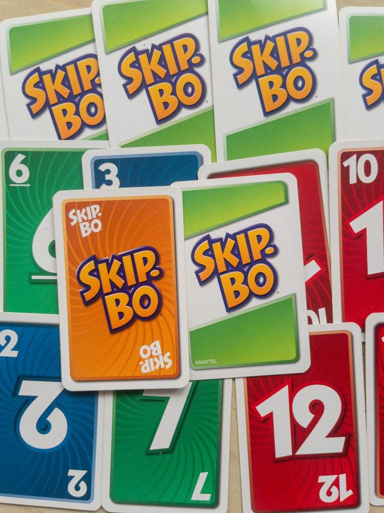 SKIP BO popular card game for families