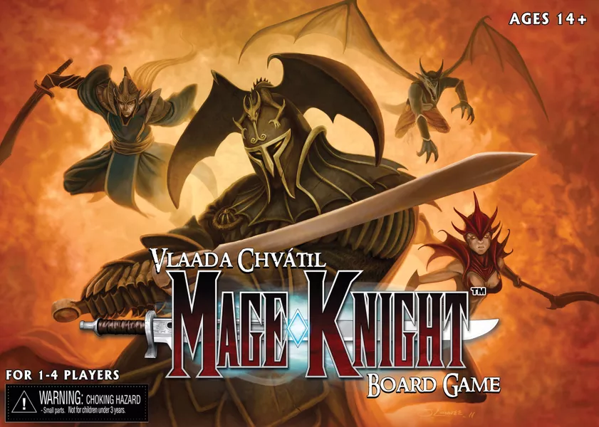 mage knight solo board games