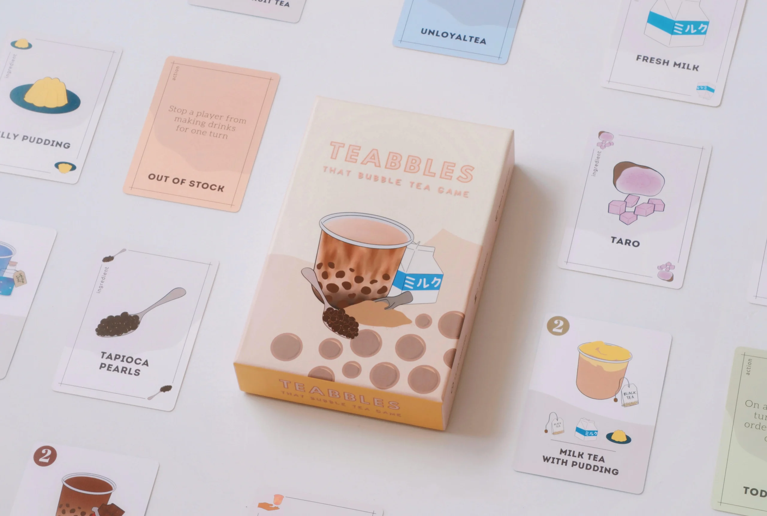 Teabbles card Games Action Card