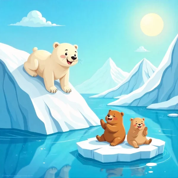 Sliding Bears -Best Board Game to take Camping for 3-9 years