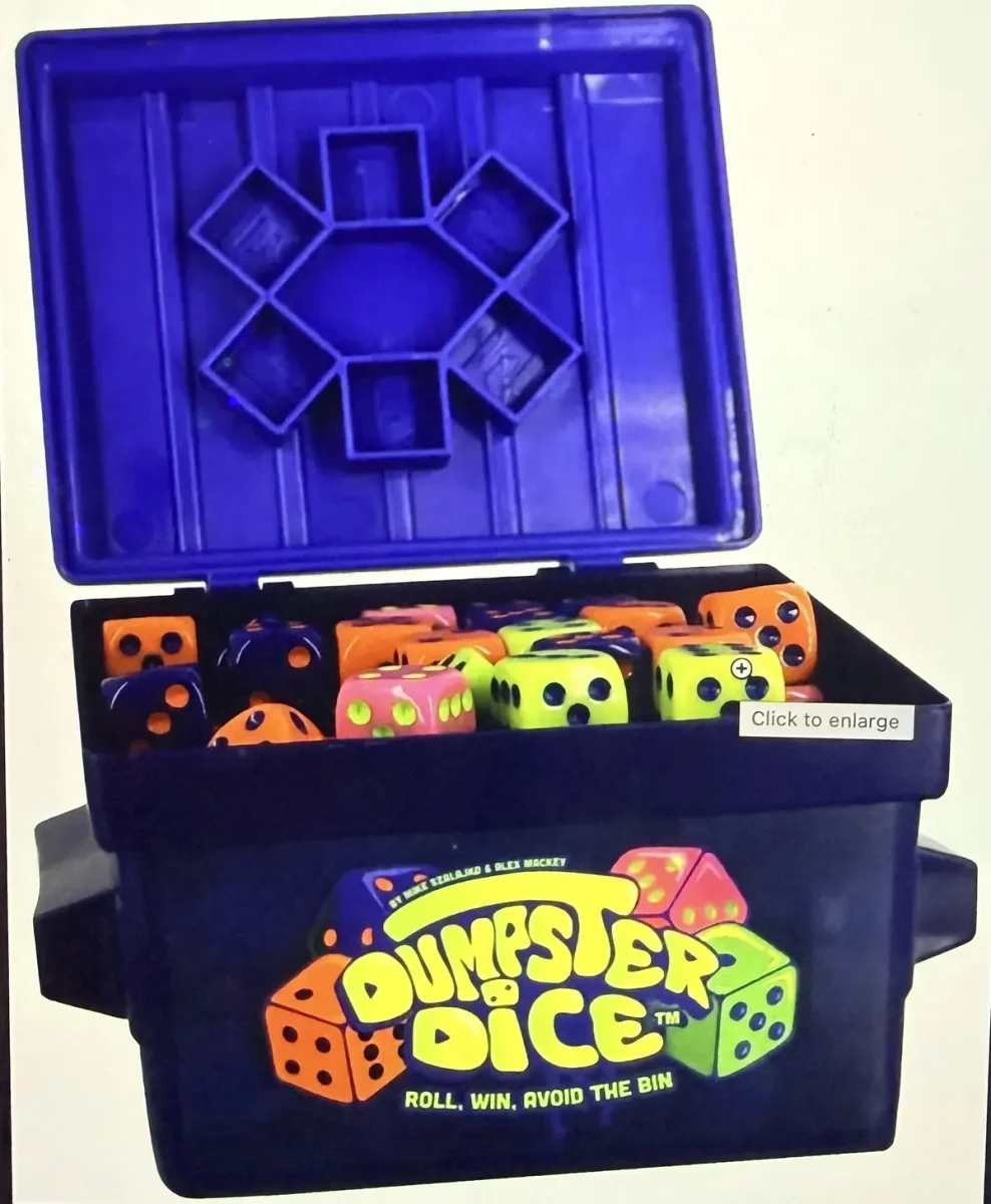 Dumpster Dice - Board Games for 6 year olds