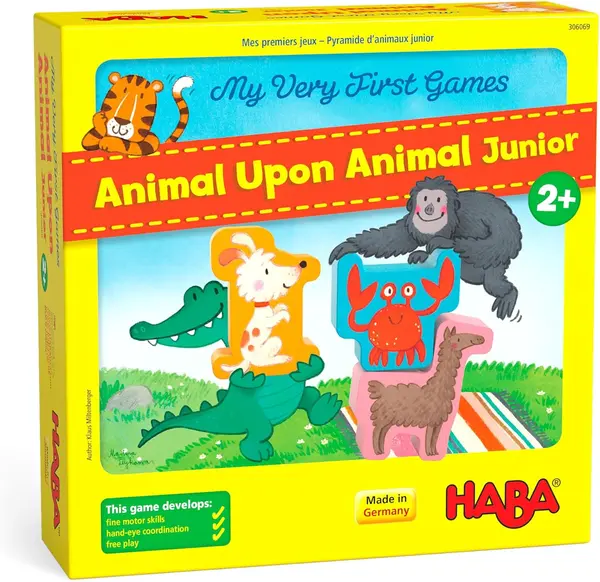 Animal Upon Animal Junior 2 +, Great games for hand-eye coordination and fine motor skills.