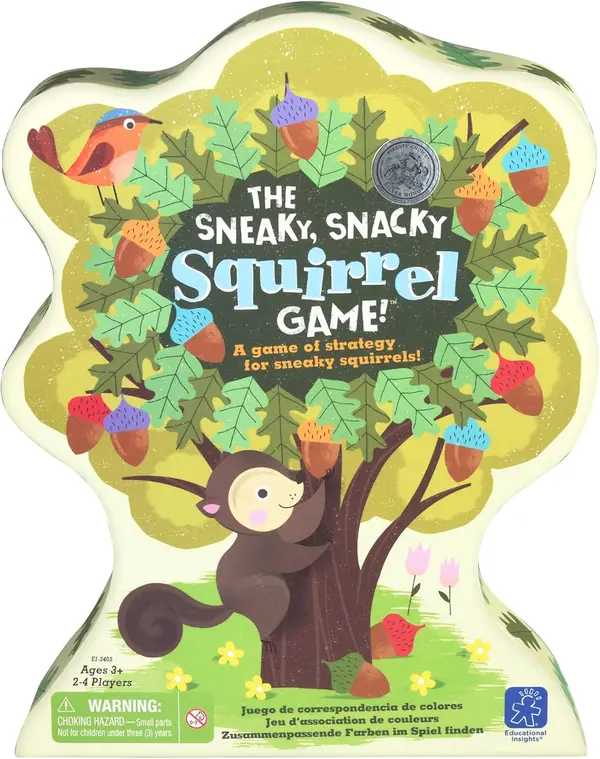 The Sneaky Snacky Squirrel Game, Games for Fine Motor Skills and Hand Eye Coordination