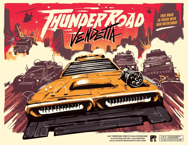 Thunder Road Vendetta Games for 3 Players
