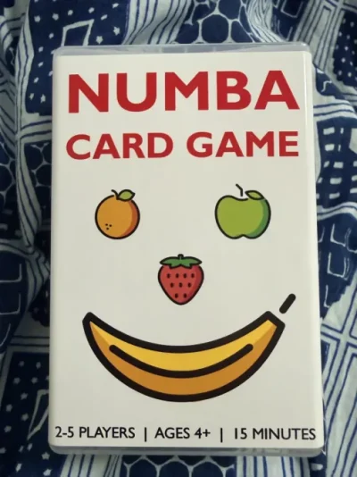 Numba Card Game Box